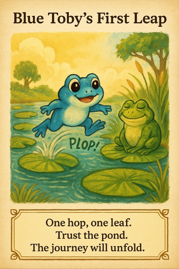 Artwork for Blue Toby’s First Leap